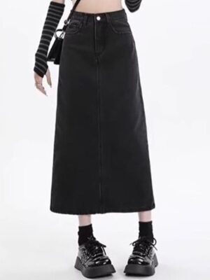 StyleCast x Revolte Straight Midi Skirt