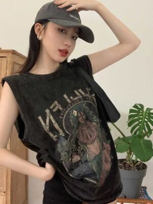 StyleCast x Revolte Women Abstract Printed Extended Sleeves Top