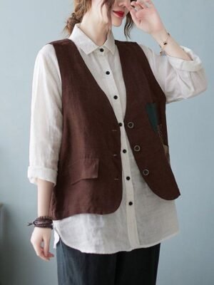 StyleCast x Revolte Women V Neck Waistcoat