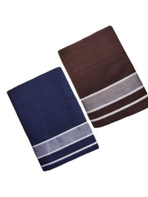 Suman Tex Men Pack Of 2 Striped Cotton Lungi
