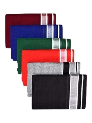 Suman Tex Pack Of 6 Striped Cotton Lungies