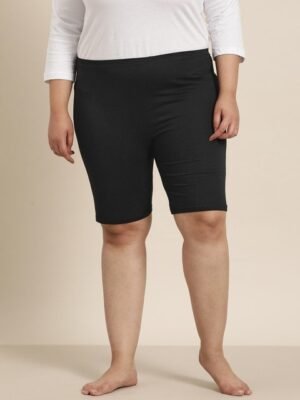 Sztori Women Plus Size High-Rise Lounge Shorts