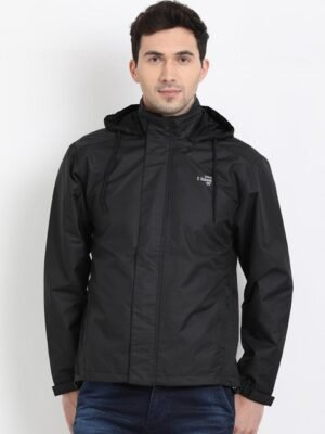 t-base Black Rainware Hooded Jacket