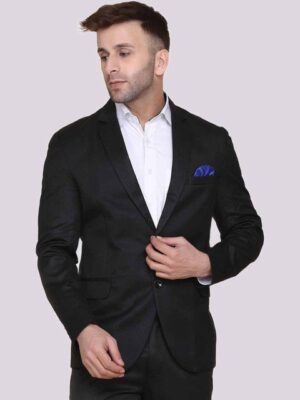 TAHVO Men Single-Breasted Slim-Fit Two-Piece Suit