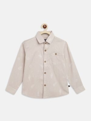 TALES & STORIES Boys Conversational Printed Casual Shirt