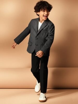 TALES & STORIES Boys Polyester Viscose Blazer
