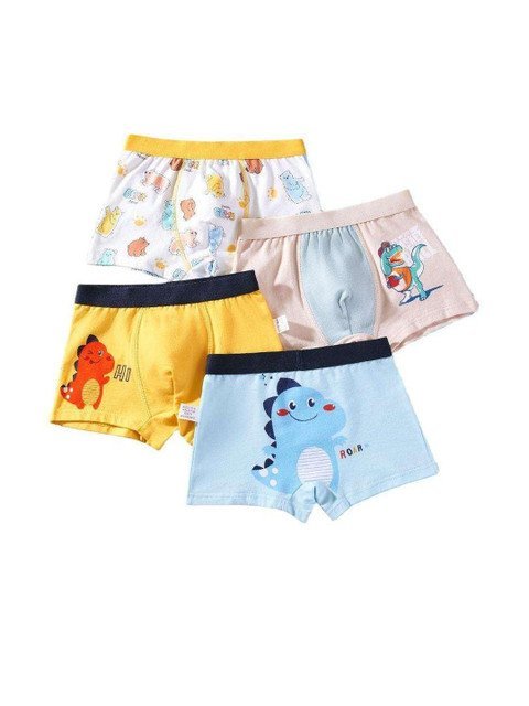 Teri Beri Set Of 4 Low-Rise Cotton Hipster Briefs