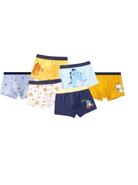Teri Beri Set Of 6 Low-Rise Cotton Hipster Briefs
