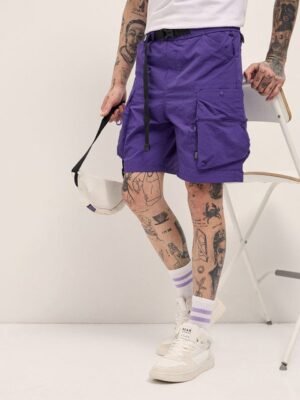 THE BEAR HOUSE Men's Solid Knee Length Shorts