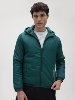 The Roadster Life Co. Typography Detail Hooded Padded Jacket