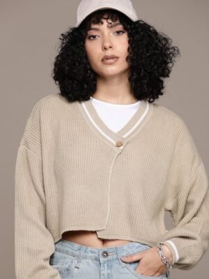 The Roadster Lifestyle Co. Crop Cardigan