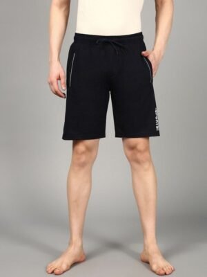 The Roadster Lifestyle Co Men Pure Cotton Mid Rise Lounge Shorts
