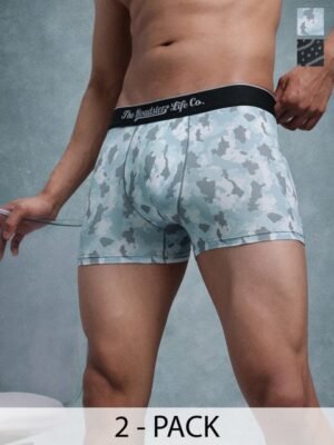 The Roadster Lifestyle Co Pack Of 2 Printed Trunks-PACK OF 2-PV-Print-RO9-RO12-S