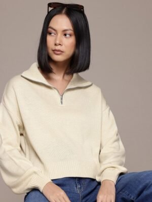 The Roadster Lifestyle Co. Pure Mock Collar Pullover