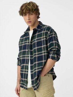 The Souled Store Men Checked Cotton Shirts