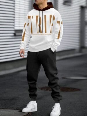 Triptee Graphic Printed Hooded Sweatshirt