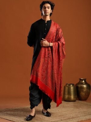 Tweedle Ethnic Motifs Woven Design Shawl
