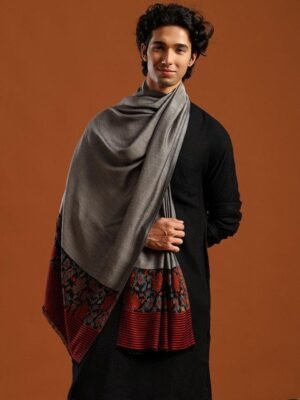 Tweedle Floral Woven Design Shawl