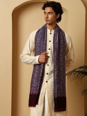 Tweedle Paisley Woven Design Shawl