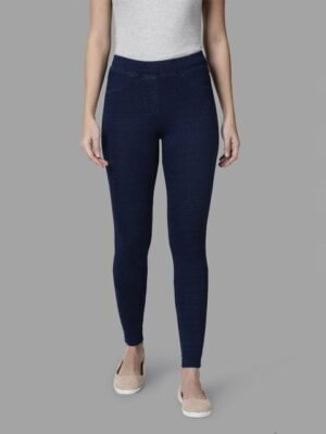 TWIN BIRDS Women Navy Blue Solid Denim Jeggings