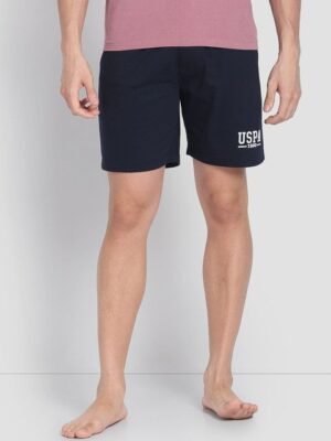 U.S. Polo Assn. Men Mid-Rise Cotton Lounge Shorts