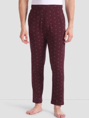 U.S. Polo Assn. Men Printed Mid-Rise Lounge Pants