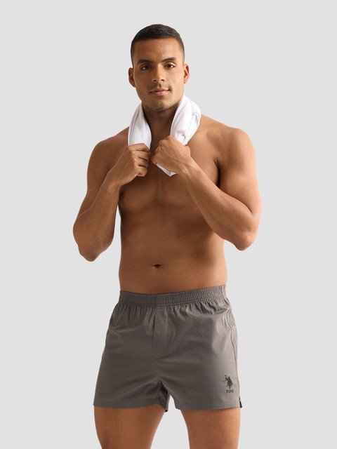 U.S. Polo Assn. Mid Rise Pure Cotton Boxers OEX04-G01-PL