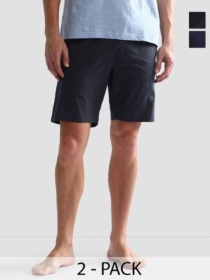 U.S. Polo Assn. Pack of 2 Mid Rise Lightweight Lounge Shorts