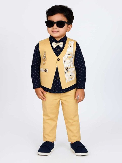 Usman Harooni Collection Boys Single-Breasted Two-Piece Suit