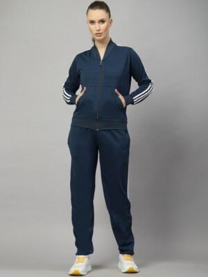 UZARUS Stand Collar Fleece Tracksuit