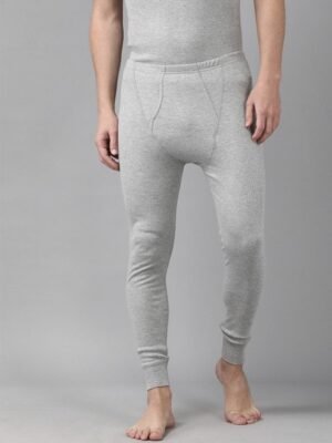 Van Heusen Innerwear Men Solid Warmtech Anti Bacterial Thermal Bottom