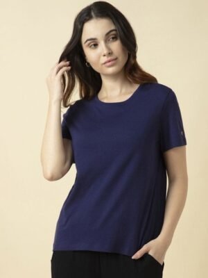 Van Heusen Women Cotton Relax Fit Lounge T-Shirt