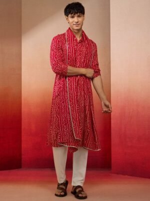 VASTRAMAY Bandhani Printed Dupatta