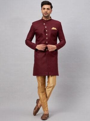 VASTRAMAY Indowestern Sherwani Set