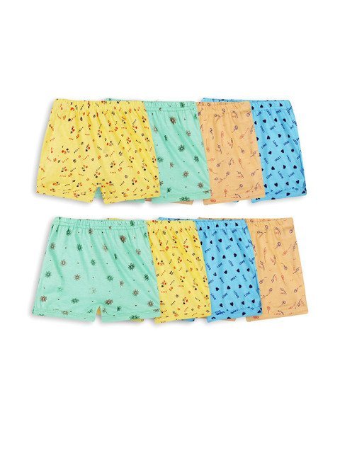 VastraMilap Kids Printed Cotton Brief Pack of 8