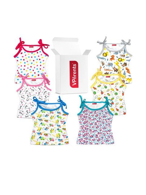 VParents Kids Pack Of 6 Printed Cotton Top