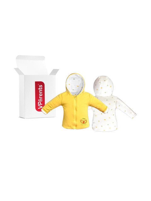 VParents Unisex Kids Hooded Double Side Usable Jacket