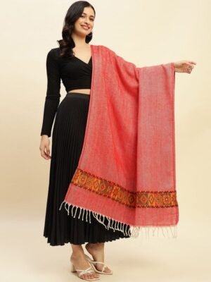 WEAVERS VILLA Women Woven Design Winter Shawl