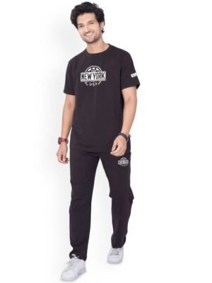 WEET Printed Cotton T-Shirt With Trousers Co-Ords