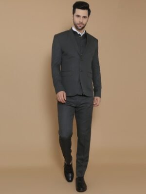Wintage Single-Breasted Three-Piece Formal Suits