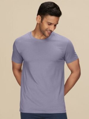 XYXX Pace Ultra Breezy, Super Combed Cotton Solid Crew Neck T-Shirt