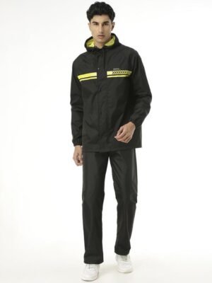 Zeel Hooded Long Sleeves Rain Jacket